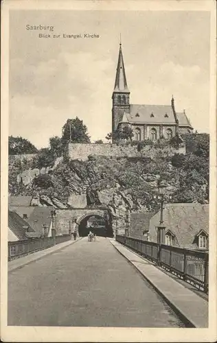 wb11837 Saarburg Saar Saarburg Kirche x Kategorie. Saarburg Alte Ansichtskarten