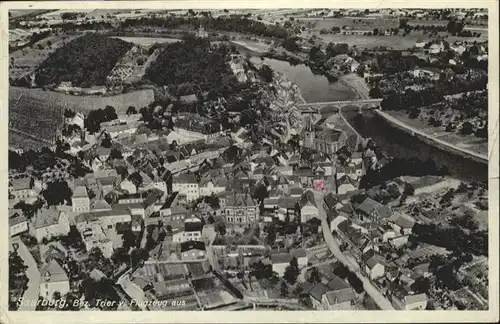 wb12054 Saarburg Saar Saarburg Fliegeraufnahme x Kategorie. Saarburg Alte Ansichtskarten