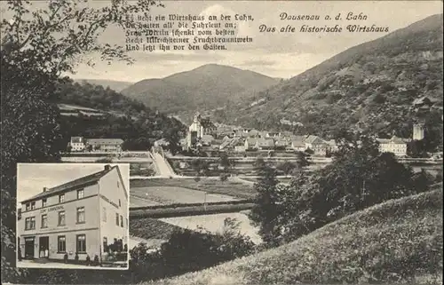 Dausenau Wirtshaus zum Lahnthal x