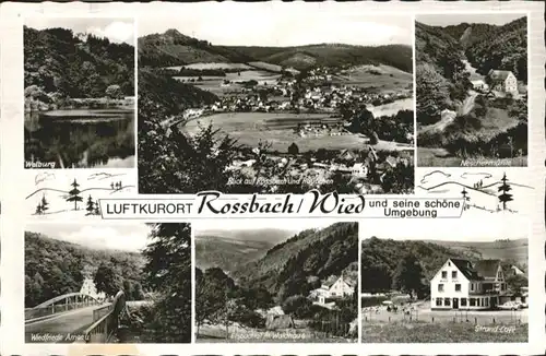 Rossbach Wied Walburg Neschermuehle Elsbachtal Waldhaus *