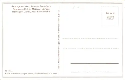 Unkel Remagen Rhein Autostrassenbruecke *