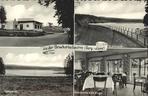 Marienheide Bruchertalsperre Gaststaette Karl Kruse *