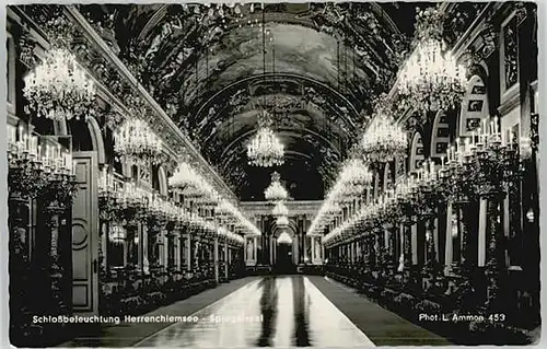 Chiemsee Herrenchiemsee Spiegelsaal x 1955