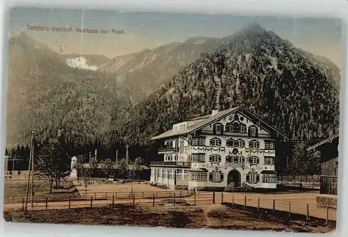 Neuhaus Schliersee Terofal Gasthof  x 1914