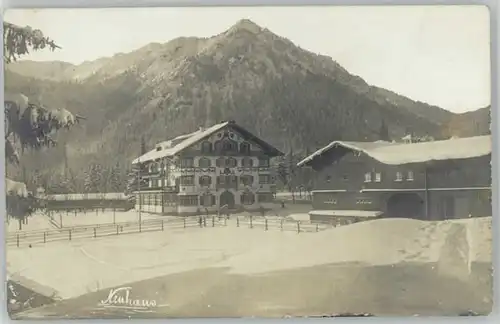 Neuhaus Schliersee Neuhaus Schliersee  ungelaufen ca. 1930 / Schliersee /Miesbach LKR