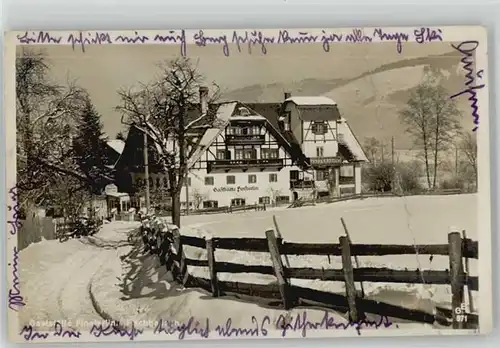 Neuhaus Schliersee [Stempelabschlag] Gasthaus Finsterlin x 1928