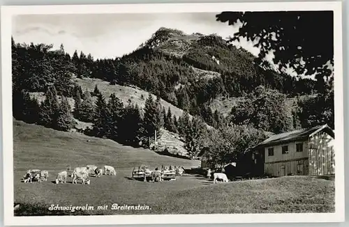 Fischbachau Fischbachau Breitenstein  Schwaigeralm ungelaufen ca. 1955 / Fischbachau /Miesbach LKR