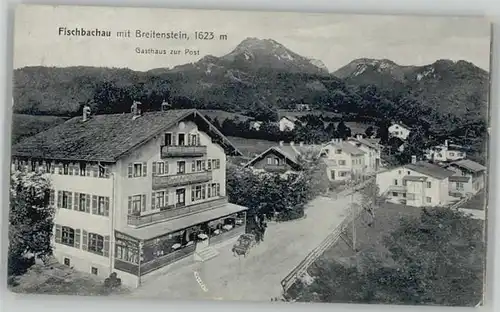 Fischbachau Breitenstein Gasthaus Post x 1910