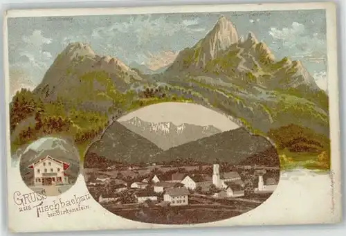 Fischbachau Fischbachau bei Birkenstein ungelaufen ca. 1900 / Fischbachau /Miesbach LKR