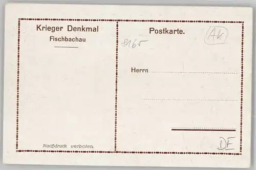 Fischbachau Fischbachau  ungelaufen ca. 1920 / Fischbachau /Miesbach LKR