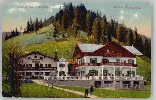 Fischbachau Fischbachau Gasthof Baf Fischerhof ungelaufen ca. 1920 / Fischbachau /Miesbach LKR