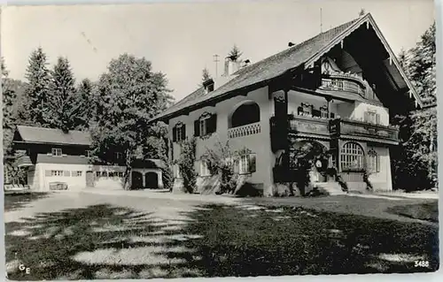 Neuhaus Schliersee Neuhaus Schliersee Haus Weidmann ungelaufen ca. 1955 / Schliersee /Miesbach LKR