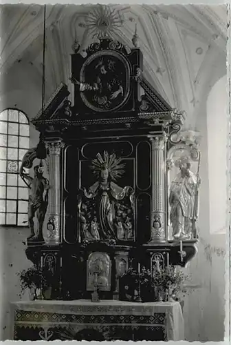 Fischbachau Fischbachau Friedhofs Kirche  ungelaufen ca. 1955 / Fischbachau /Miesbach LKR