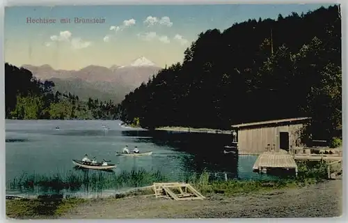 Kiefersfelden [Stempelabschlag] Hechtsee x 1915