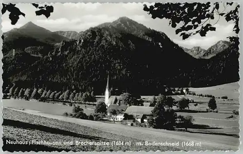 Neuhaus Schliersee Neuhaus Schliersee Fischhausen ungelaufen ca. 1955 / Schliersee /Miesbach LKR