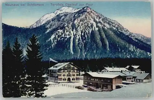 Neuhaus Schliersee Gasthof Post x 1924