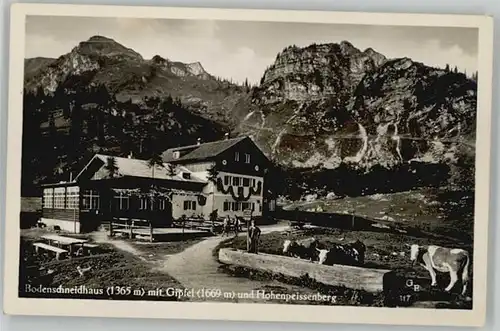 Neuhaus Schliersee Neuhaus Schliersee Bodenschneid Haus ungelaufen ca. 1955 / Schliersee /Miesbach LKR