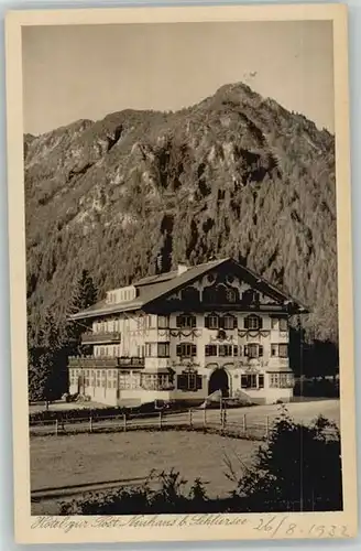 Neuhaus Schliersee Hotel Post x 1932