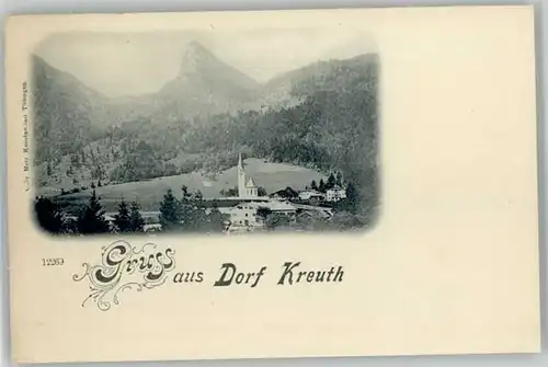 Kreuth Tegernsee Kreuth Tegernsee  ungelaufen ca. 1900 / Kreuth /Miesbach LKR