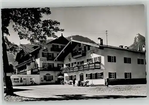 Kreuth Tegernsee Kreuth Tegernsee Hotel Post ungelaufen ca. 1955 / Kreuth /Miesbach LKR