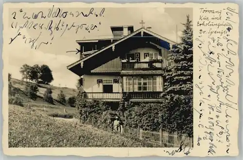 Toerwang Erholungsheim Dr. Spengel x 1940