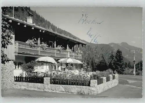 Kreuth Tegernsee Kreuth Tegernsee Pension Cafe Waldbauer ungelaufen ca. 1955 / Kreuth /Miesbach LKR