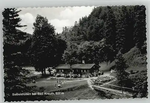 Kreuth Tegernsee Kreuth Tegernsee Siebenhuette ungelaufen ca. 1955 / Kreuth /Miesbach LKR