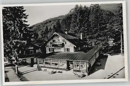 Kreuth Tegernsee Kreuth Tegernsee Gasthof Cafe Batznhaeusl ungelaufen ca. 1955 / Kreuth /Miesbach LKR