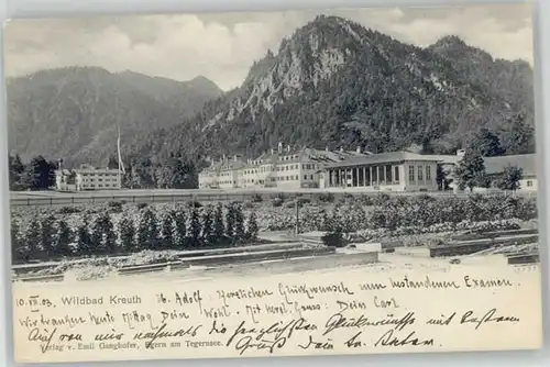 Kreuth Tegernsee Wildbad x 1903