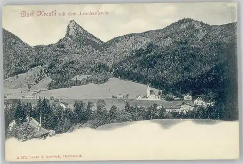 Kreuth Tegernsee Kreuth Tegernsee Leonhardstein ungelaufen ca. 1900 / Kreuth /Miesbach LKR