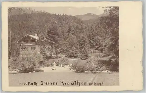 Kreuth Tegernsee Haus Kathi Steiner x 1933