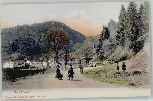 Kreuth Tegernsee Kreuth Tegernsee  ungelaufen ca. 1900 / Kreuth /Miesbach LKR