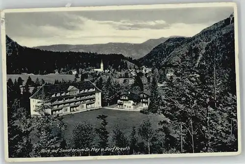 Kreuth Tegernsee Dorf Kreuth Sanatorium Dr. May x 1933