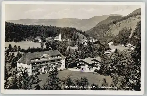 Kreuth Tegernsee Dorf Kreuth Sanatorium Dr. May x 1942