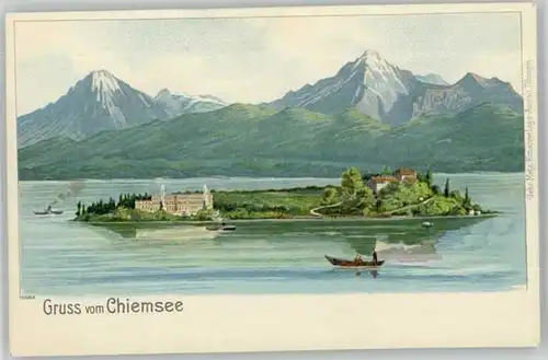 Chiemsee Chiemsee  ungelaufen ca. 1900 / Chiemsee /Rosenheim LKR