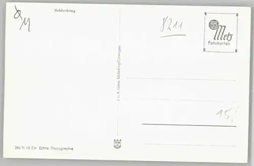 Schleching Schleching  ungelaufen ca. 1955 / Schleching /Traunstein LKR