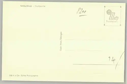 Schleching Schleching  ungelaufen ca. 1955 / Schleching /Traunstein LKR