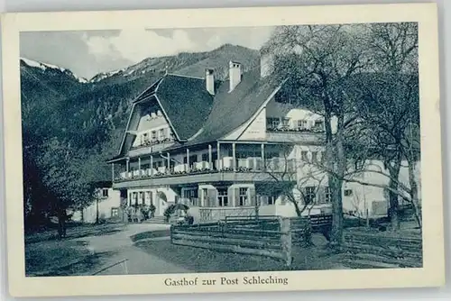 Schleching Gasthof Post x 1920