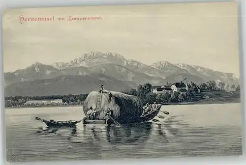 Chiemsee Chiemsee Herreninsel ungelaufen ca. 1910 / Chiemsee /Rosenheim LKR