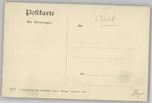 Chiemsee Chiemsee Herreninsel ungelaufen ca. 1910 / Chiemsee /Rosenheim LKR