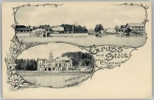 Chiemsee Chiemsee  ungelaufen ca. 1900 / Chiemsee /Rosenheim LKR