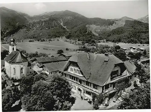 Schleching Schleching Gasthof Post ungelaufen ca. 1955 / Schleching /Traunstein LKR