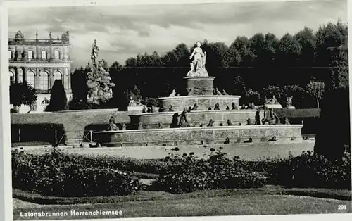 Chiemsee Latonabrunnen Herrenchiemsee x 1936