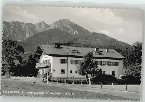 Bergen Chiemgau Bergen Oberbayern Jugendherberge ungelaufen ca. 1955 / Bergen /Traunstein LKR