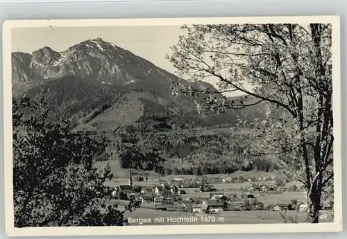 Bergen Chiemgau Bergen Chiemgau  ungelaufen ca. 1955 / Bergen /Traunstein LKR