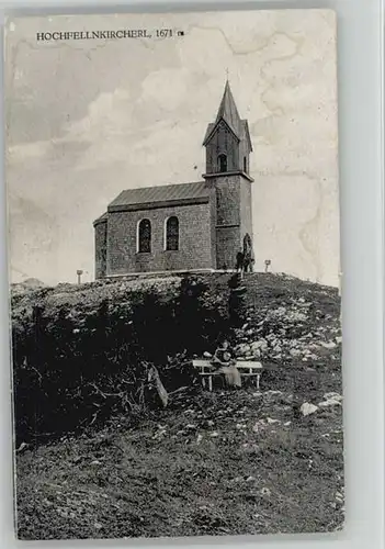 Bergen Chiemgau Bergen Oberbayern Hochfellnkircherl x 1910 / Bergen /Traunstein LKR