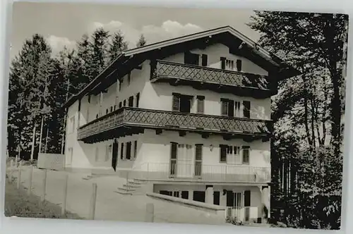 Bergen Chiemgau Bergen Oberbayern Erholungsheim Wessel x 1960 / Bergen /Traunstein LKR