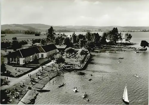 Waging See Waging See Strandbad Kurhaus ungelaufen ca. 1965 / Waging a.See /Traunstein LKR