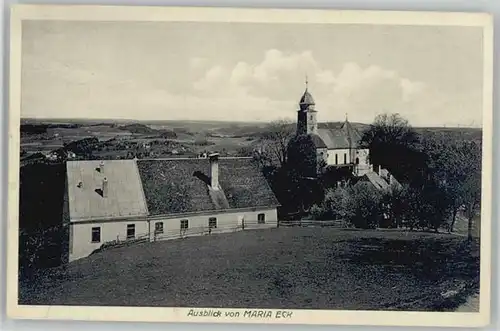 Bergen Chiemgau Bergen Oberbayern Wallfahrtsort Maria Eck ungelaufen ca. 1920 / Bergen /Traunstein LKR