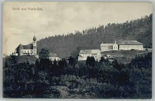 Bergen Chiemgau Bergen Oberbayern Wallfahrtsort Maria Eck x 1910 / Bergen /Traunstein LKR